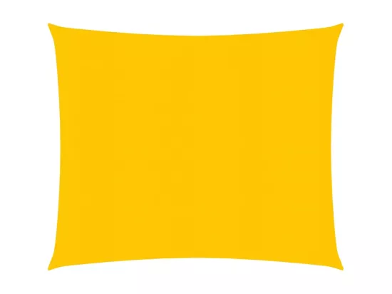 Voile d'ombrage 160 g/m² carré jaune 4x4 m PEHD