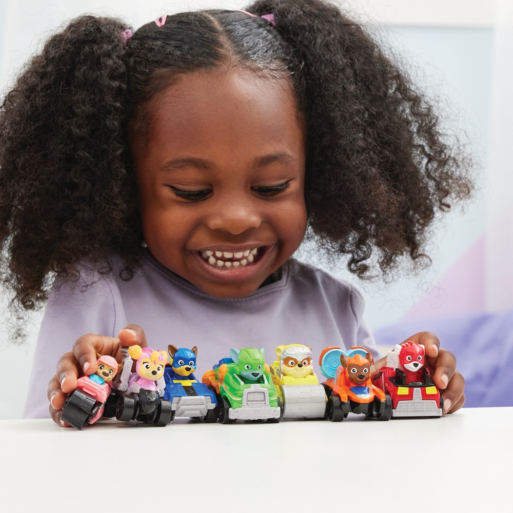PAW Patrol: Das Mighty Movie Squad Rennwagen-Set