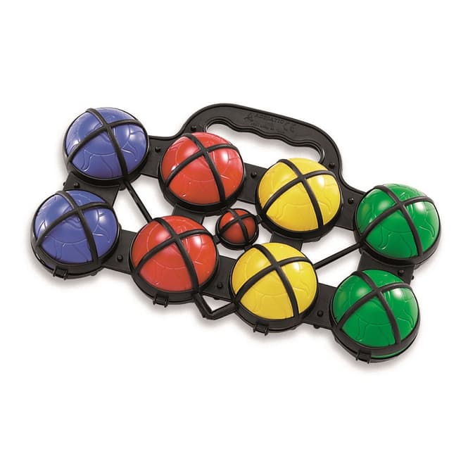 Boccia Spiel im Korb