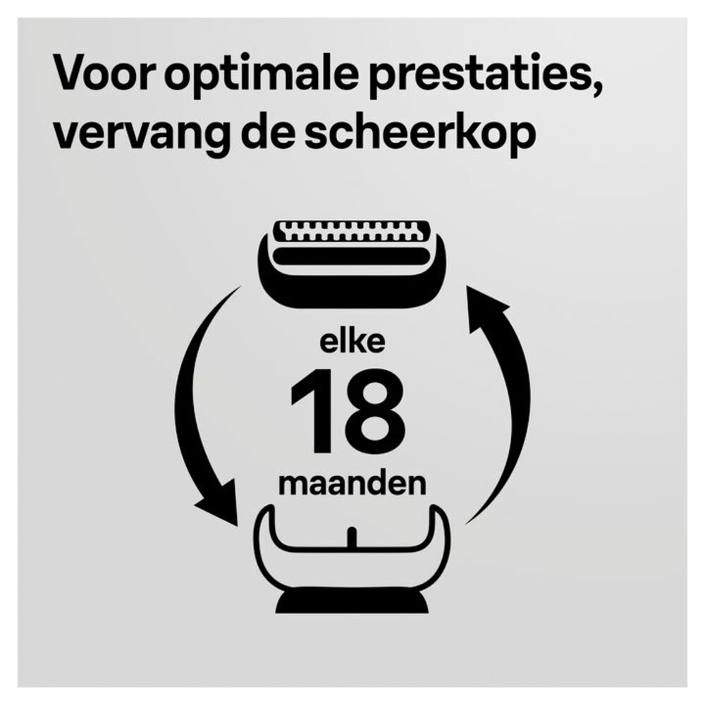 Braun Elektrisch Scheerapparaat Vervangingskop Series 3 32B Zwart