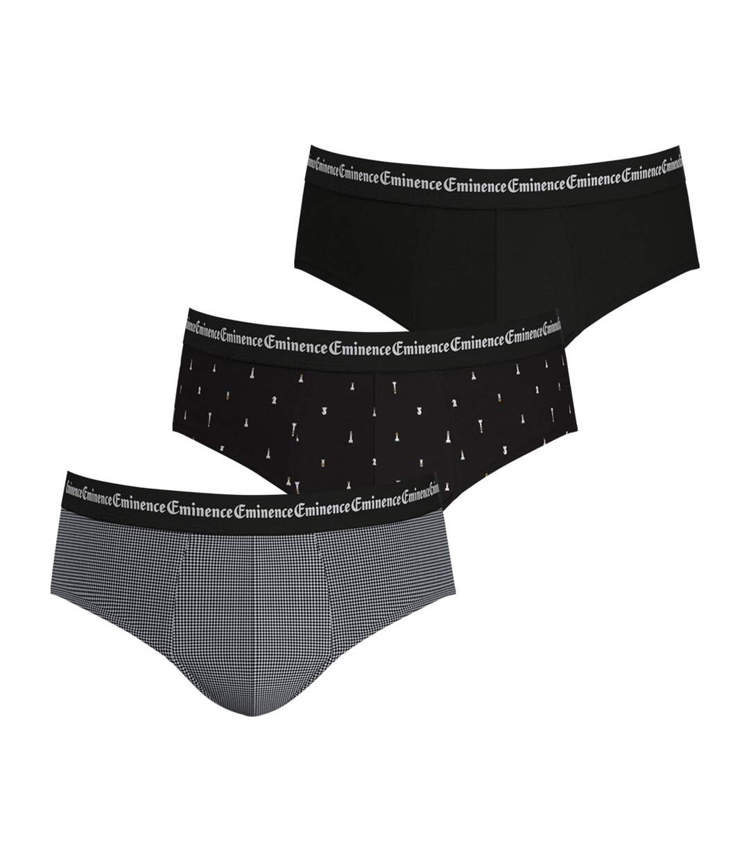 Lot de 3 slips homme Business Print