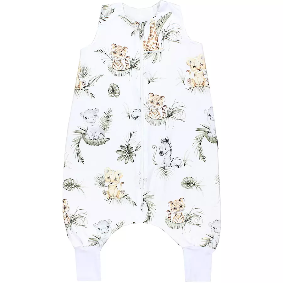 TupTam Baby Sommer Schlafsack mit Beinen ohne Ärmeln grün