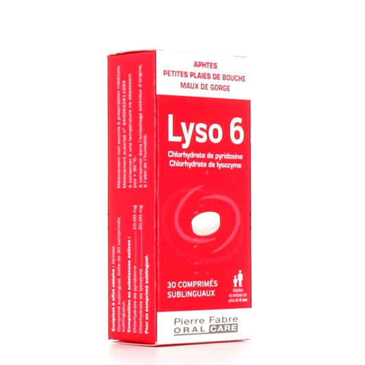 Lyso 6 - 30 Comprimés sublinguaux - Pharmacie des Drakkars