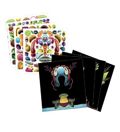 Djeco Klisterm?rker - 4 Motiver - Spring Vegetables