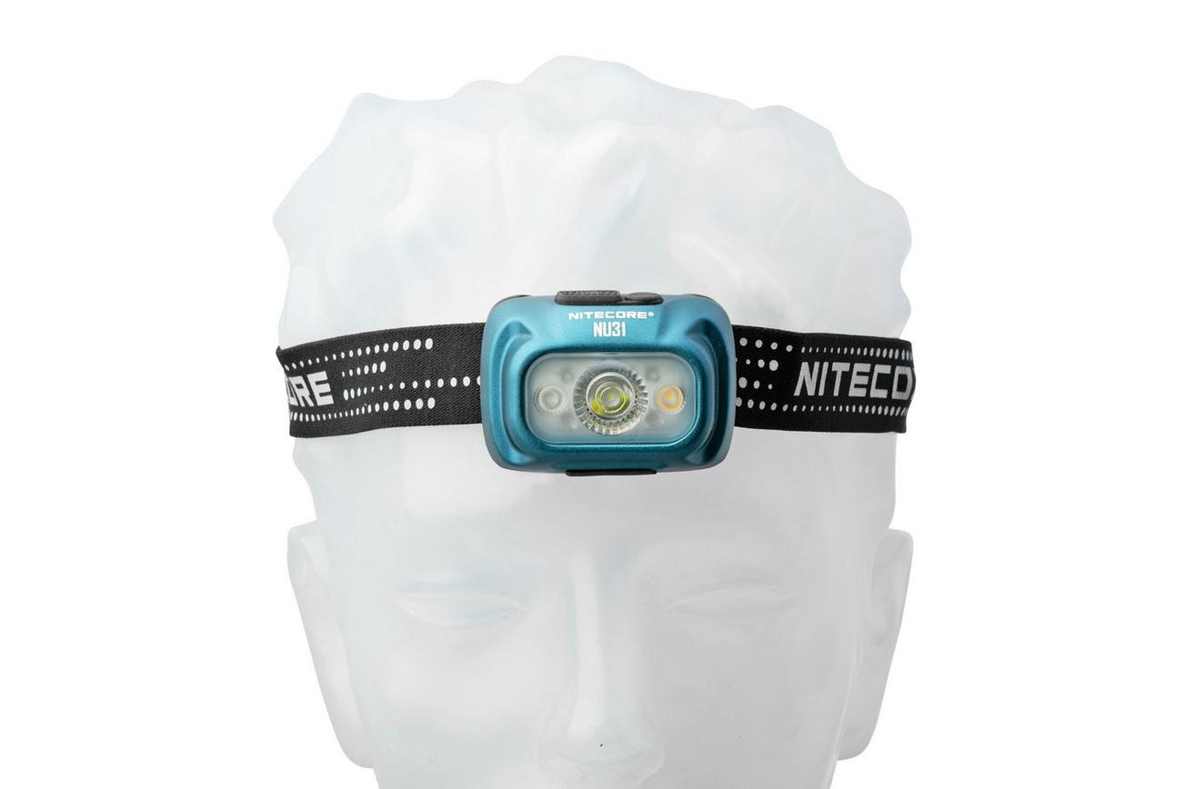 Nitecore NU31-BL Chill Blue, oplaadbare hoofdlamp, 550 lumen