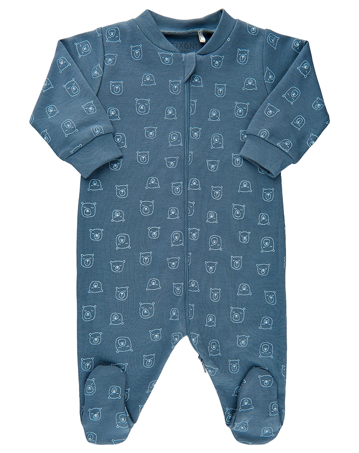 Schlafstrampler INFINITY AOP in blau