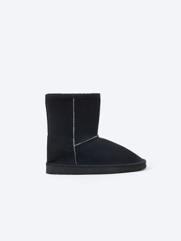 Bota forrada - Preta