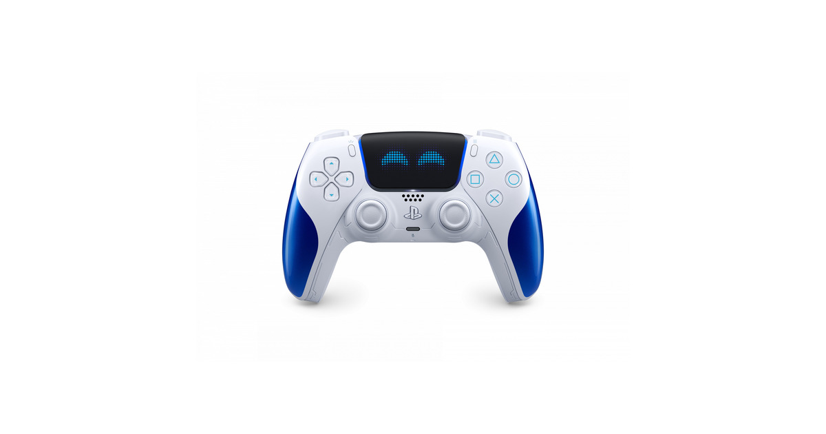 SonyDualSense draadloze controller – ASTRO BOT Joyful Limited Edition  (Wit/blauw, PlayStation 5, Pc/Mac, Mobiele apparaten)
