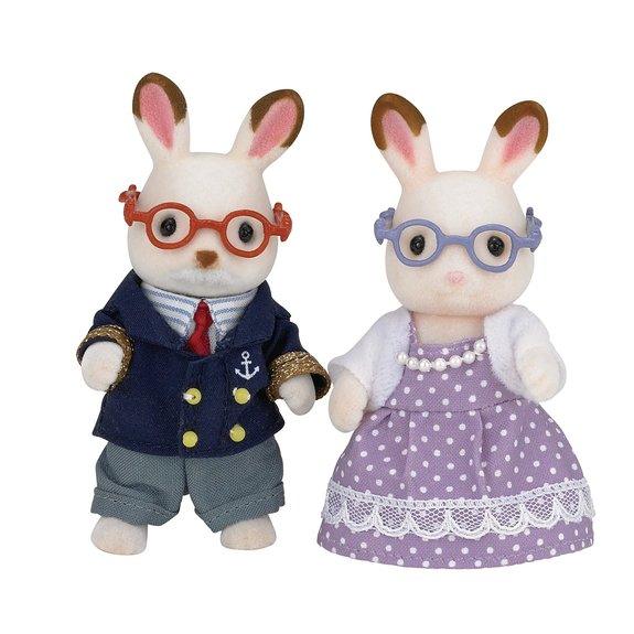 Sylvanian Families 5190 : Les grands-parents Lapin chocolat