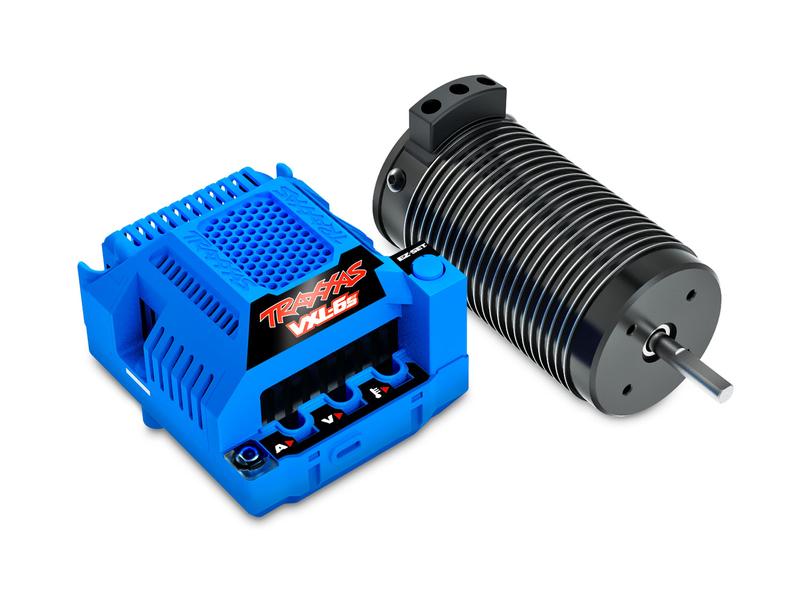 Traxxas Monster Truck Sledge VXL-6S 4WD, Blau 1:8, ARTR Ultimativer Monstertruck für Off-Road Bashing mit bis zu 110 km/h