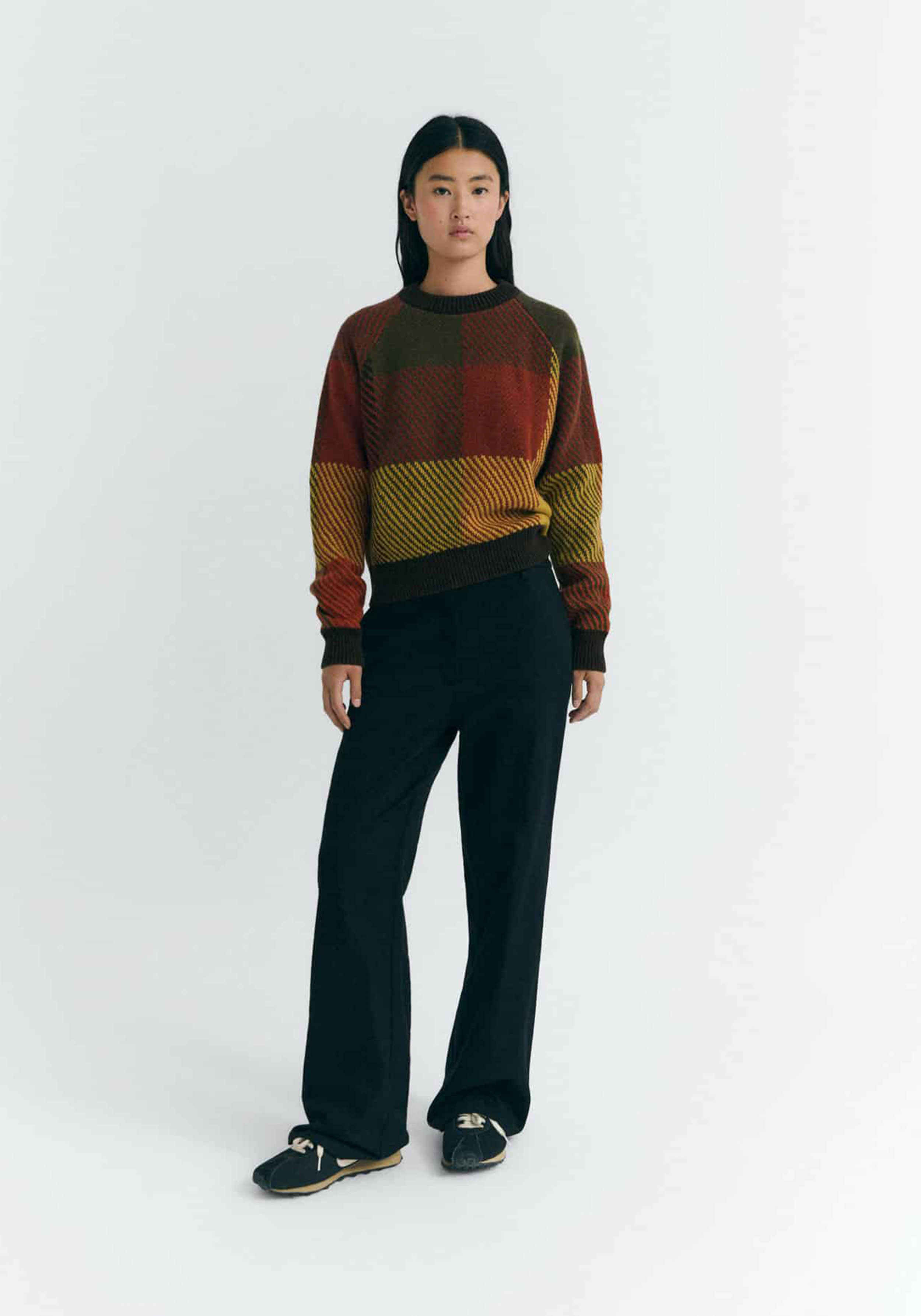 Thinking Mu Strickpullover Nur Creek Multicolor