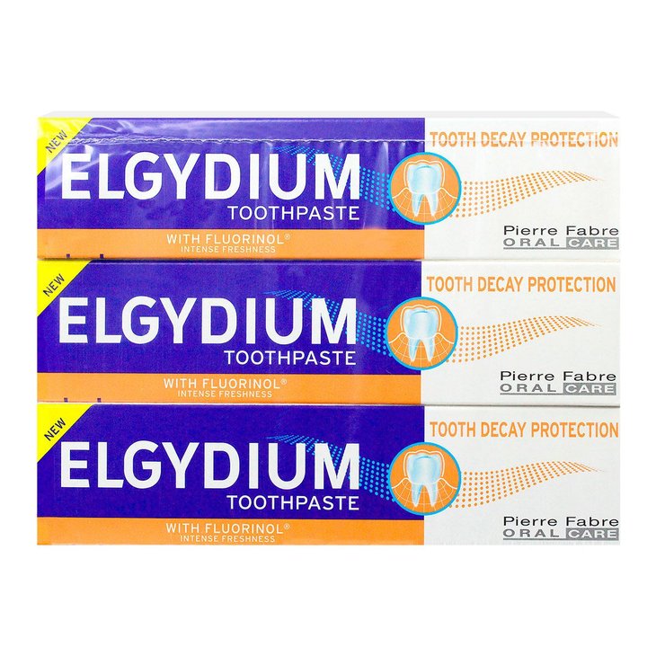 Dentifrice au fluorinol 3x75ml (dont 1 tube offert)