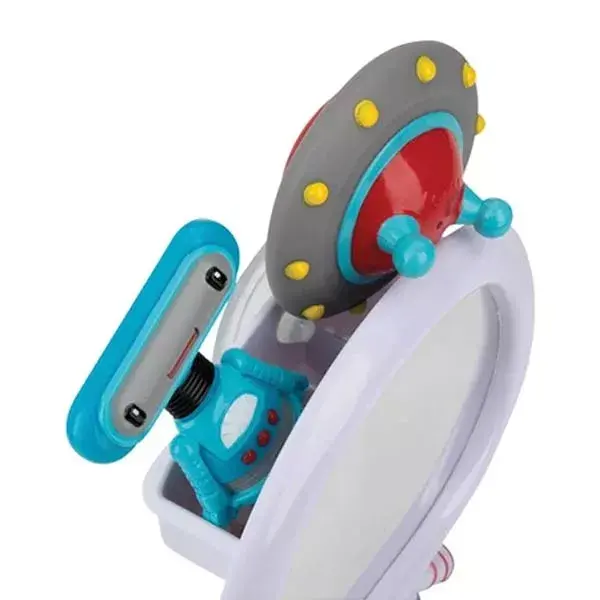 Conjunto de brinquedos de banho Nuby Astronauta com espelho + 12m