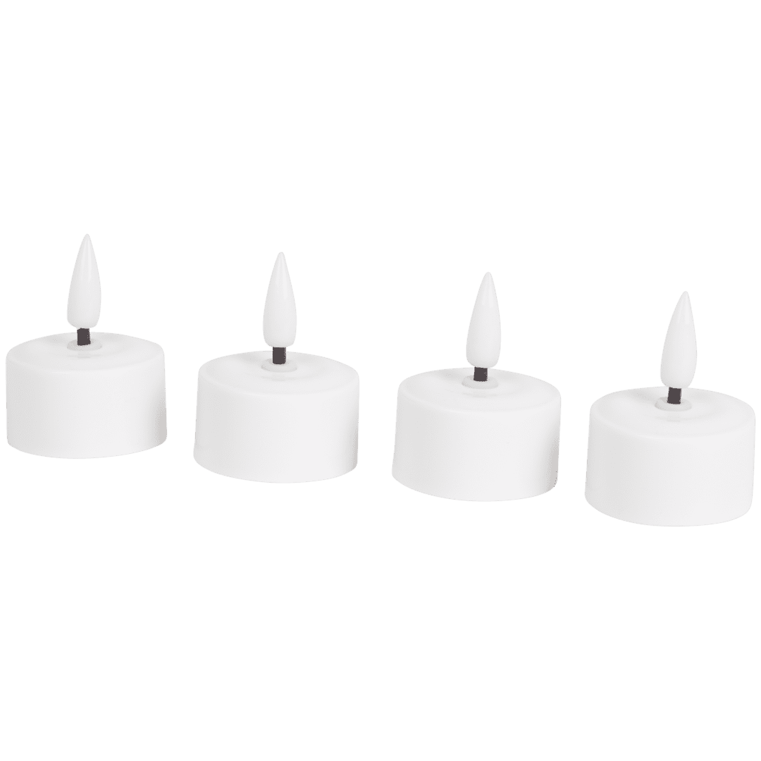 Bougies chauffe-plats LED Blanc