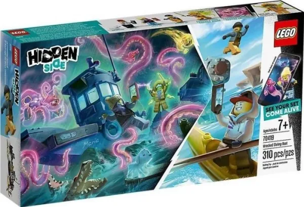 LEGO Hidden Side 70419 Nødstedt rejebåd