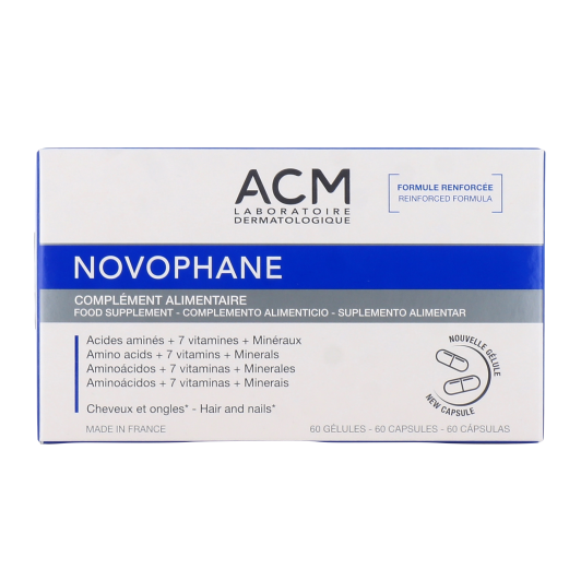 Gélules ongles et cheveux ACM Novophane