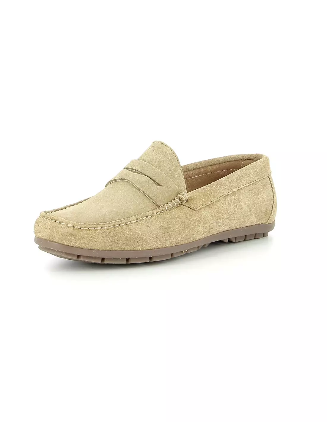 POINT D ORGUES 81525 - Bateaux & mocassins Beige