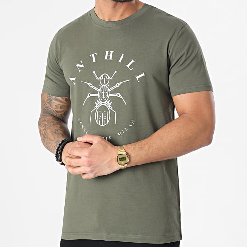 Tee Shirt Logo Vert Kaki