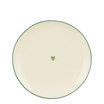 Bord donker groen - h2xd20cm