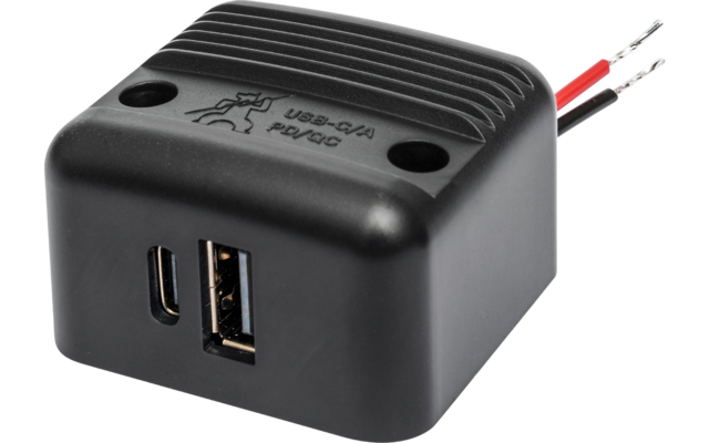 ProCar USB-C/A Doppelsteckdose mit Power Delivery und Quick Charge