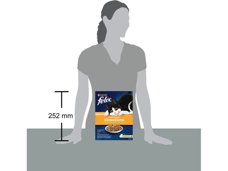 Felix Trockenfutter Sensations Geflügel, 1 kg Felix Sensations Geflügel 1 kg