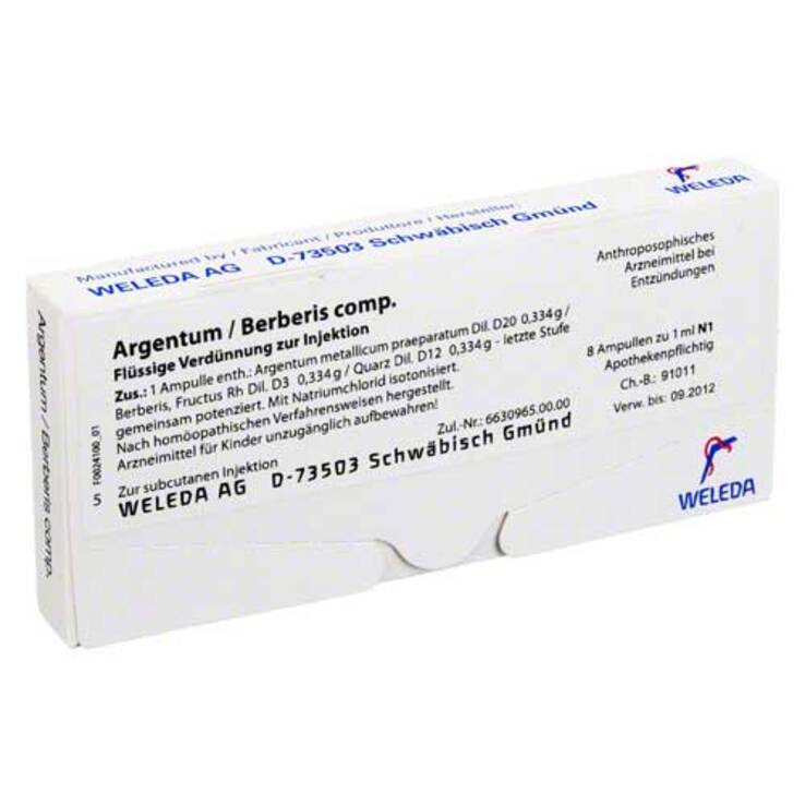 Argentum / Berberis comp. Ampullen, 8 St