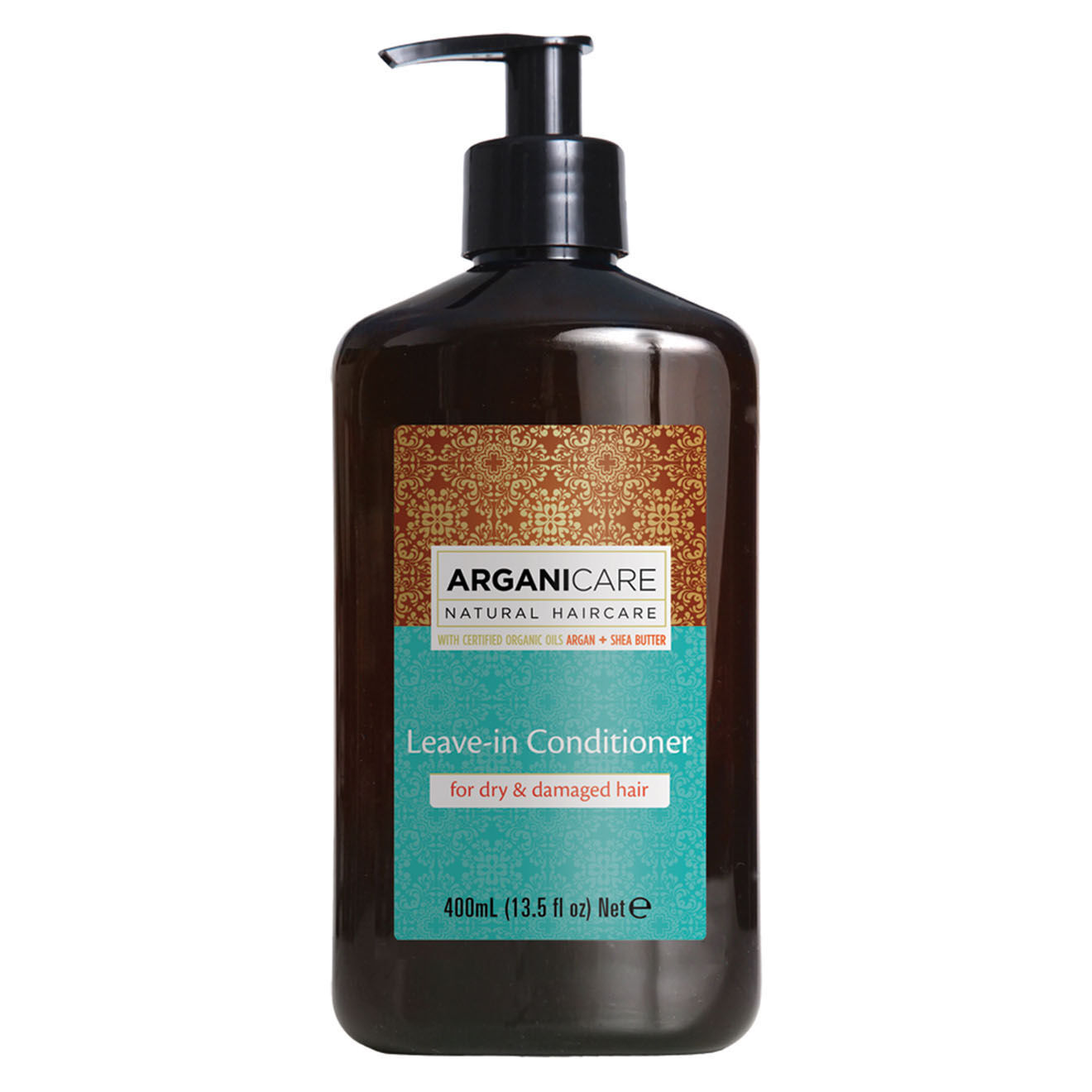 Arganicare Soin protecteur sans rinçage Argan et Karité cheveux secs et abîmés -  400 ml