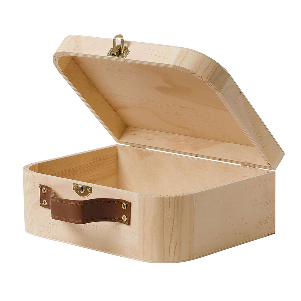 Valisette en bois 23x17x9cm