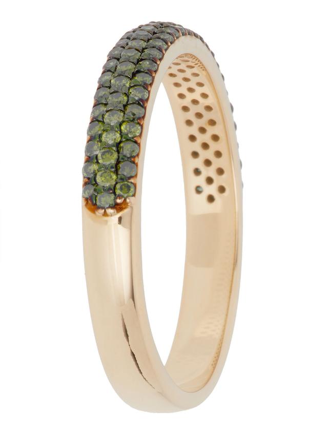 Rivière-Ring, Brillant, Gelbgold 375