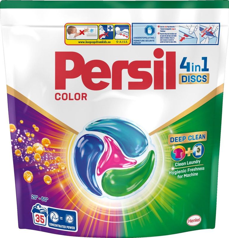 Persil Discs Color - Wascapsules - Gekleurde Was - 35 Wasbeurten