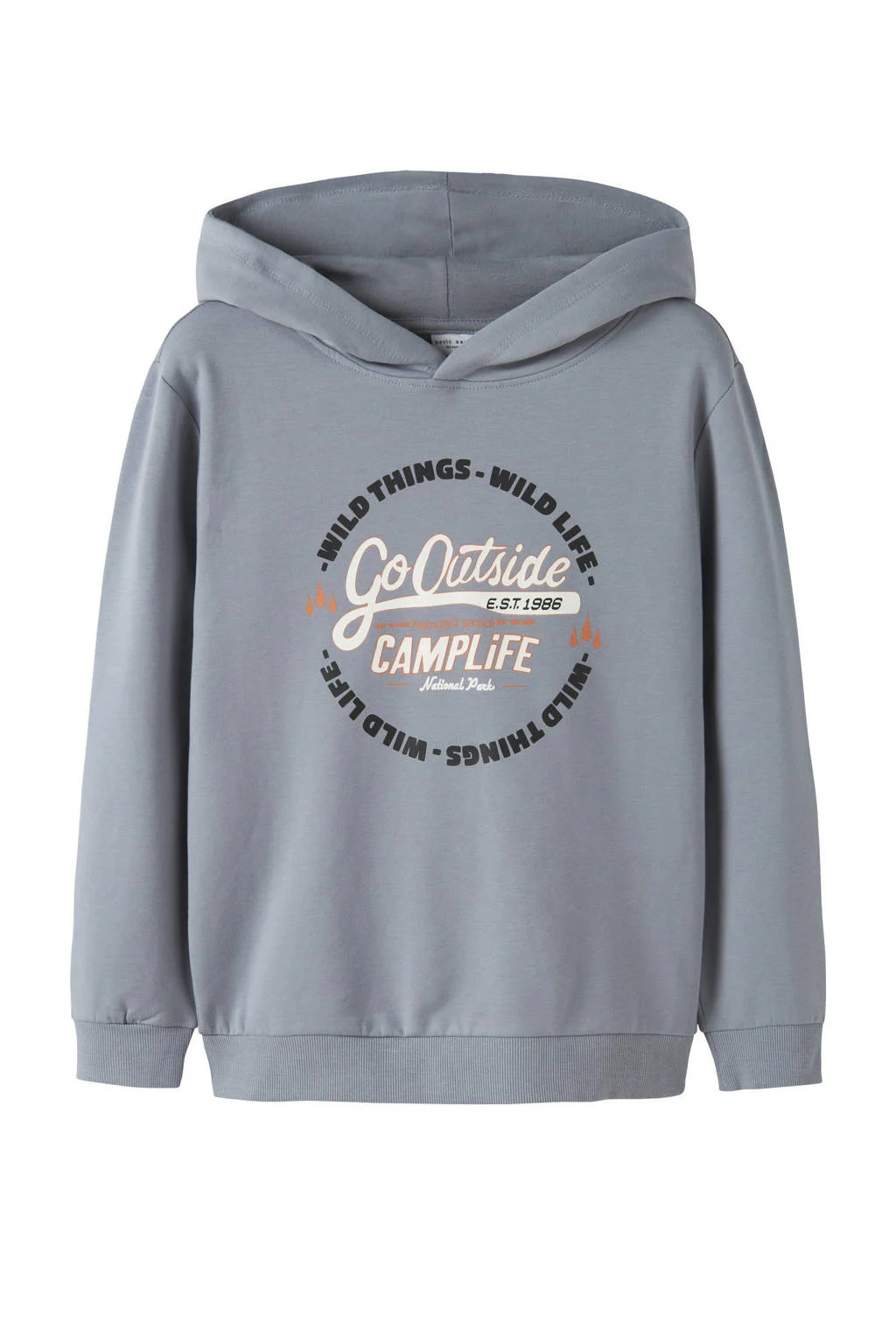 NAME IT KIDS hoodie grijsblauw