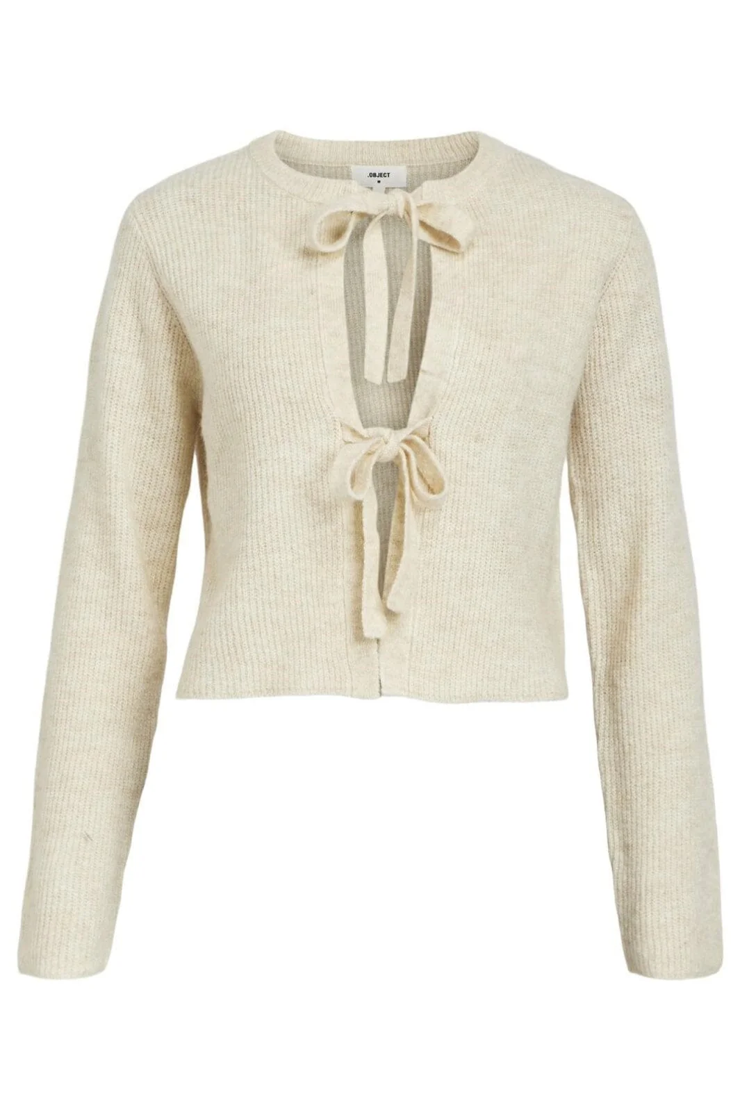 Object Objparvi Knit Cardigan 130 4363590 sandshell melange