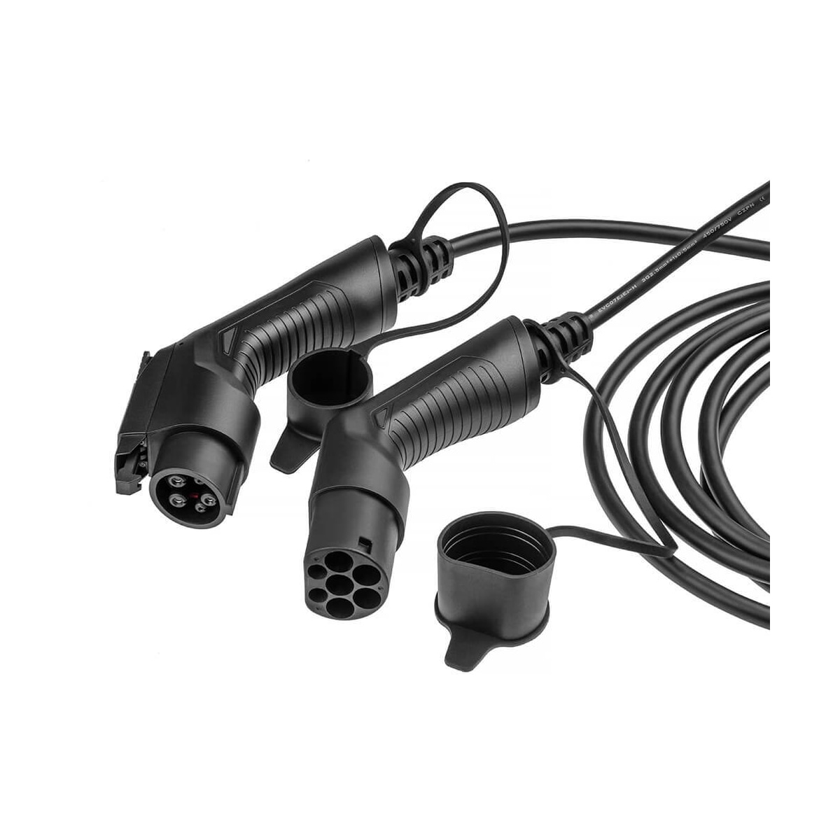 GREENCELL Laddkabel Elbil EV18 Typ1 5m 3.6kW 16A 1-FAS Svart IP55