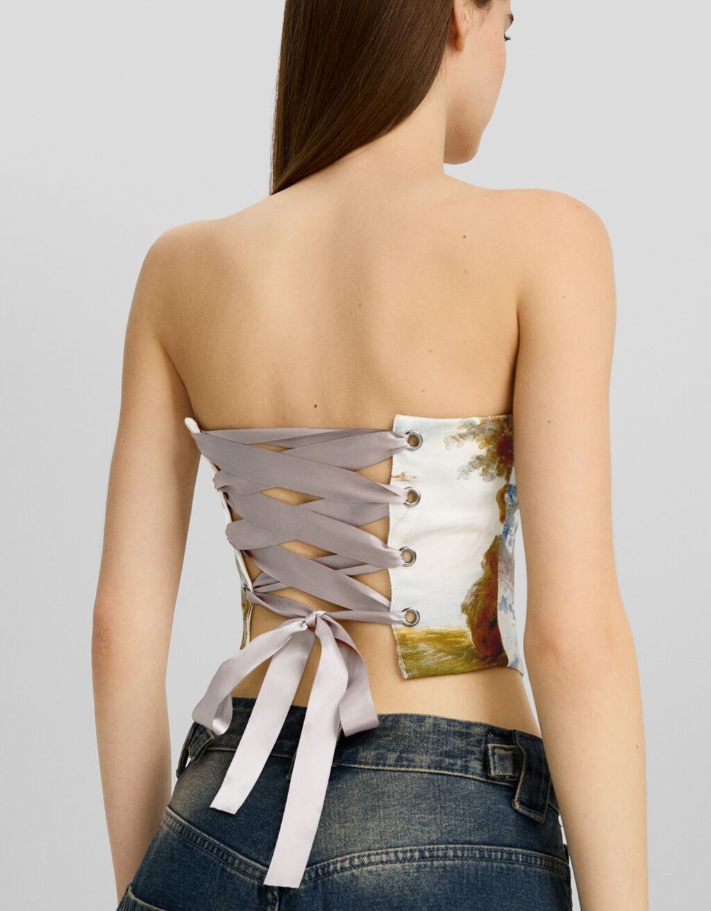 Top corset estampado