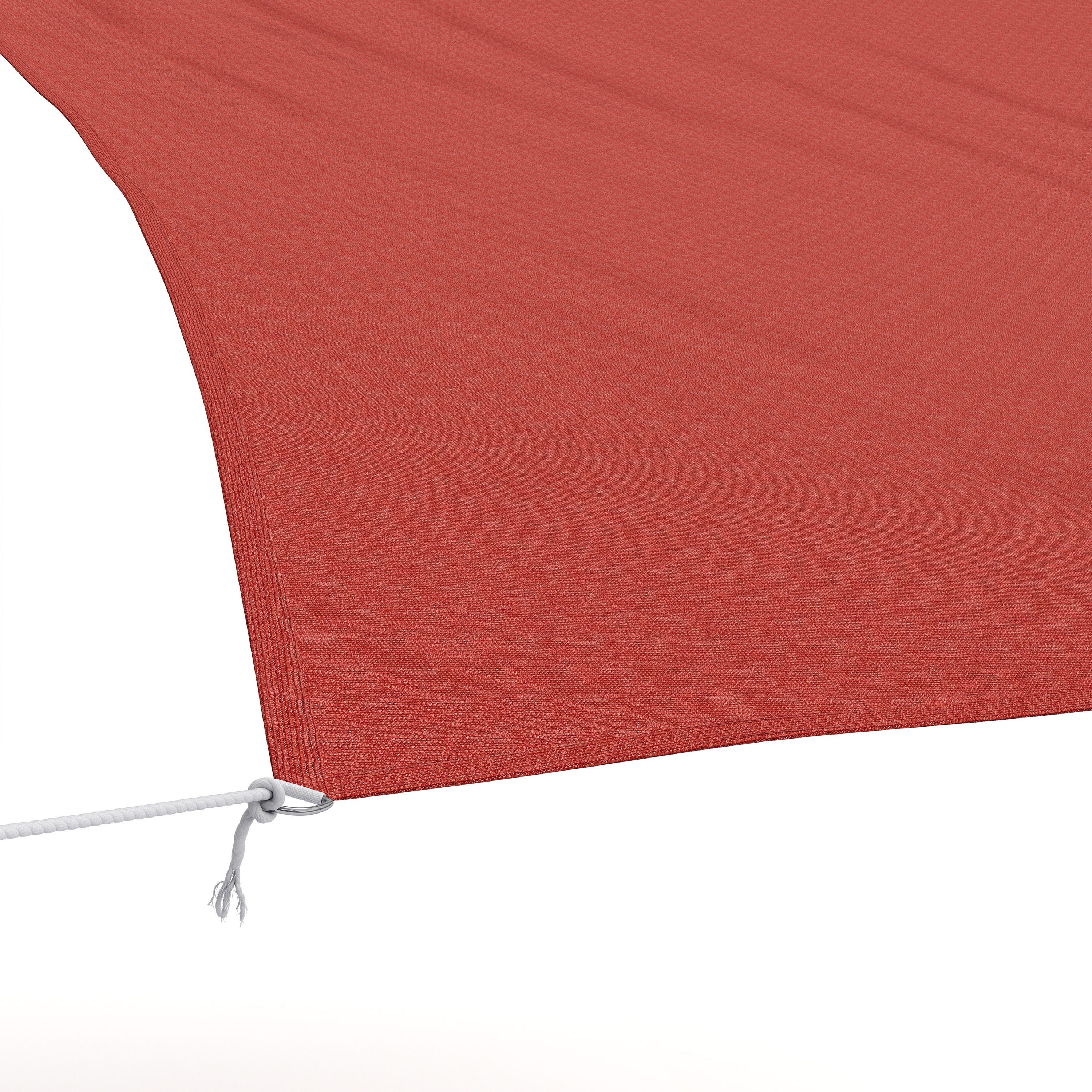 Sonnensegel Dreieck 5 x 5 x 5 m rot