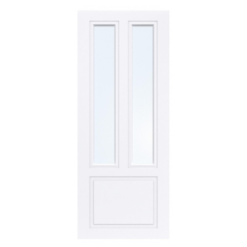 Arne & Bodil binnendeur ABT321 blank glas - extra wit afgelakt