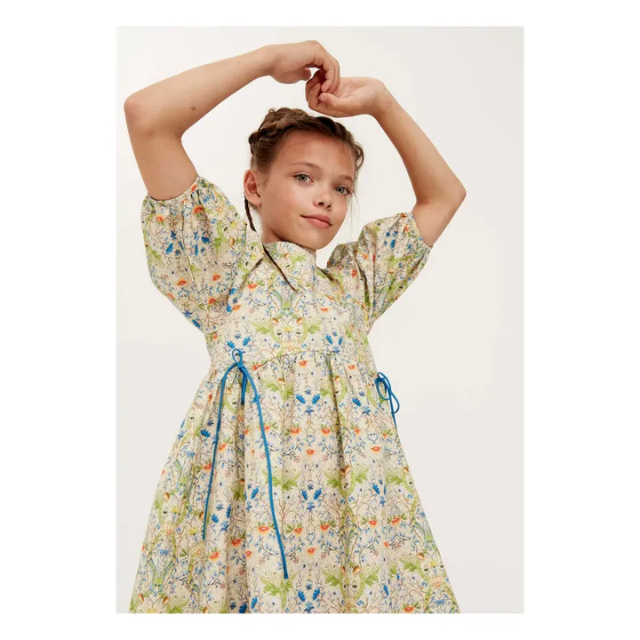 The Middle Daughter Robe Popeline Imprimé Fleurs | Ecru