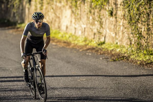 Rogelli Spike Cykeltrøje, Black/Fluor/Grey