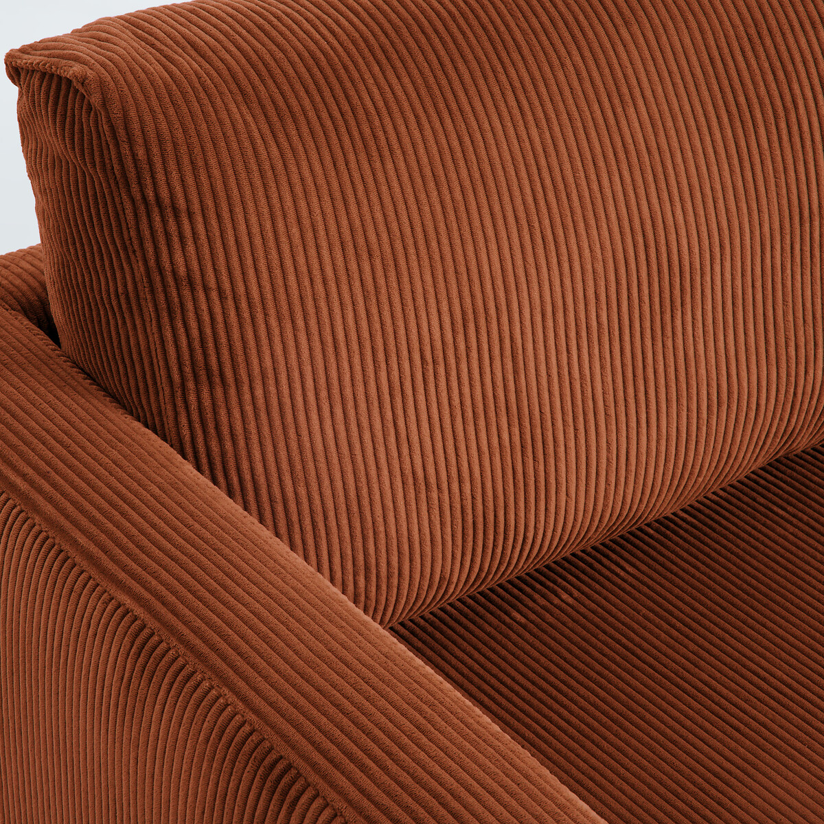 LA REDOUTE INTERIEURS<br>Sofá cama 2 lugares ribfluweel Hani