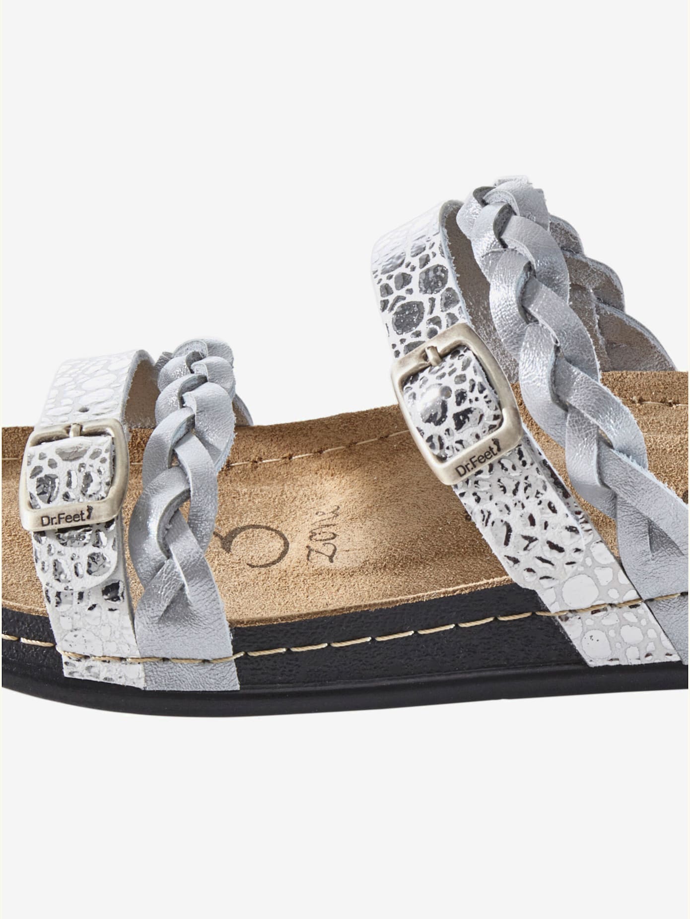 Mules dessus cuir vachette véritable