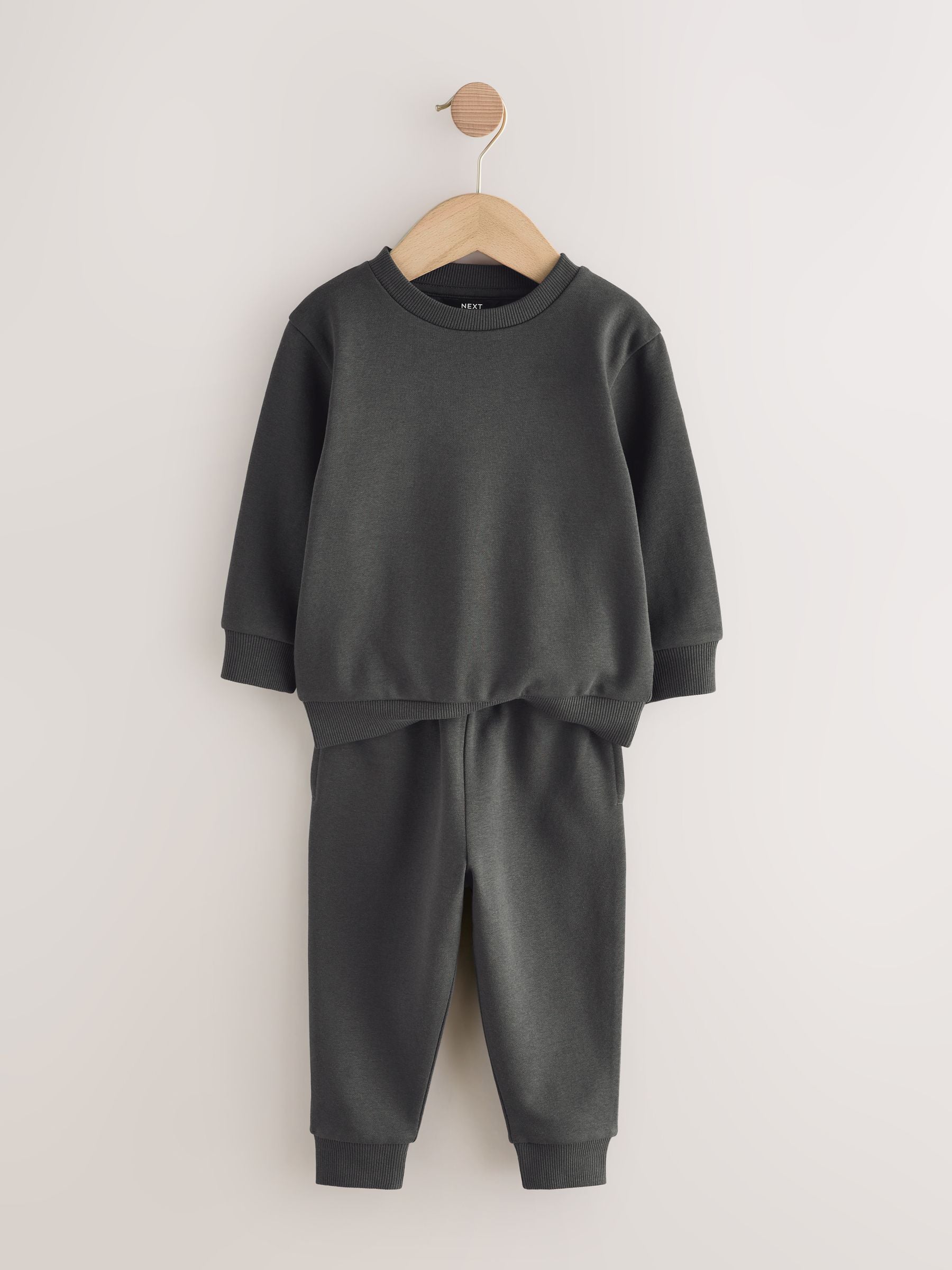 Antraciet - Set met sweatshirt en joggingbroek (3mnd-7jr)