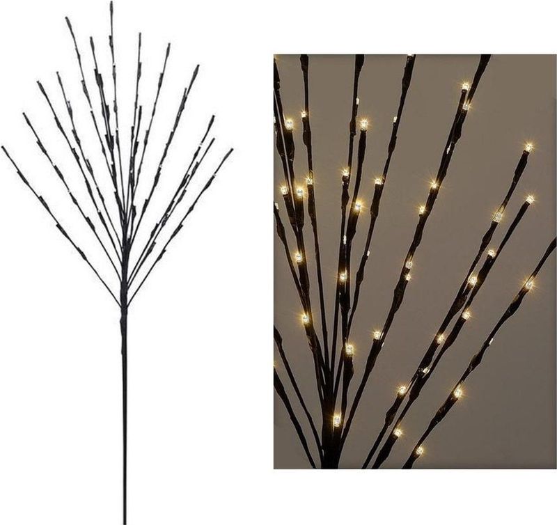 Verlichte Boom - 110cm - 80 LED's - Warm wit - timer