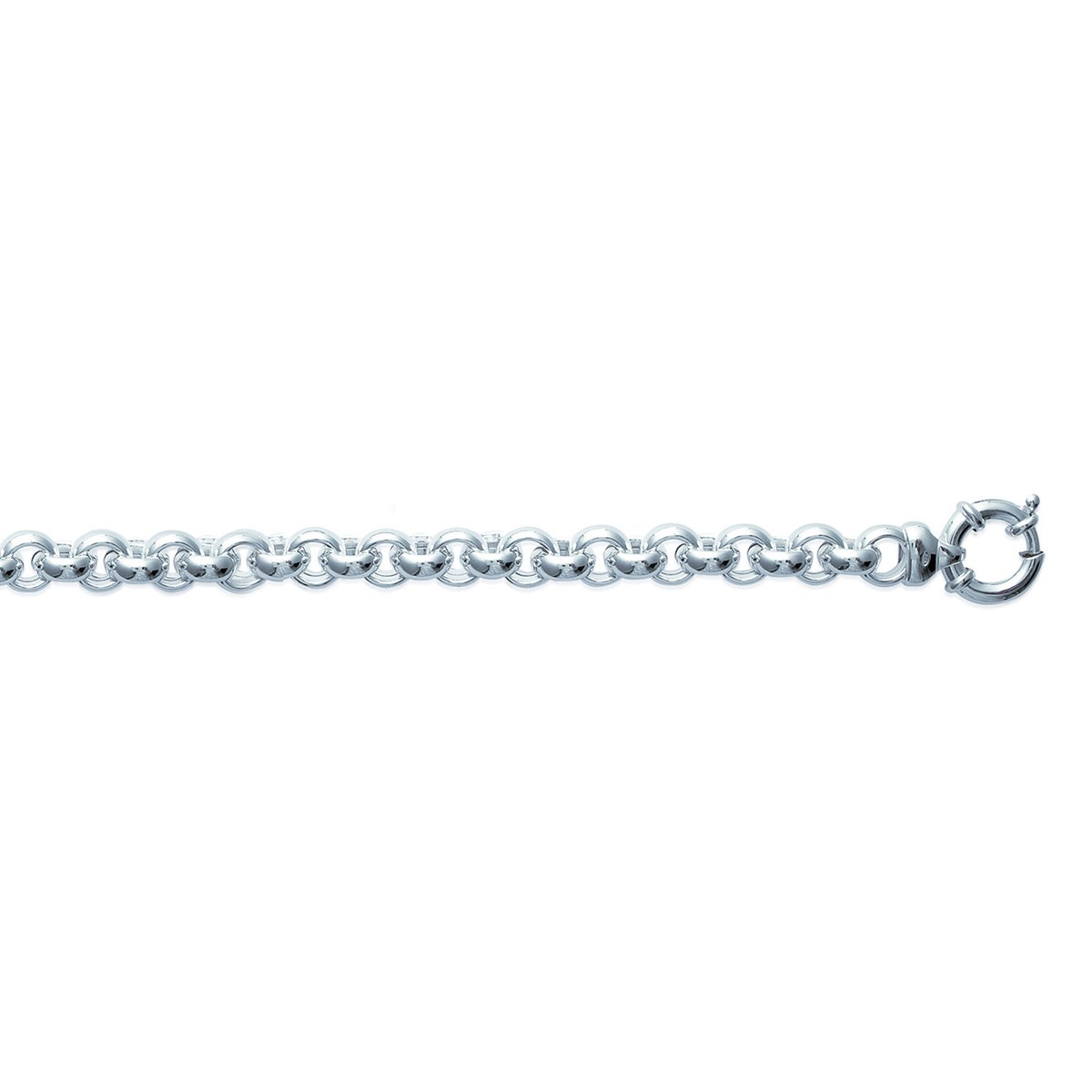 Bracelet Brillaxis maille jaseron argent massif