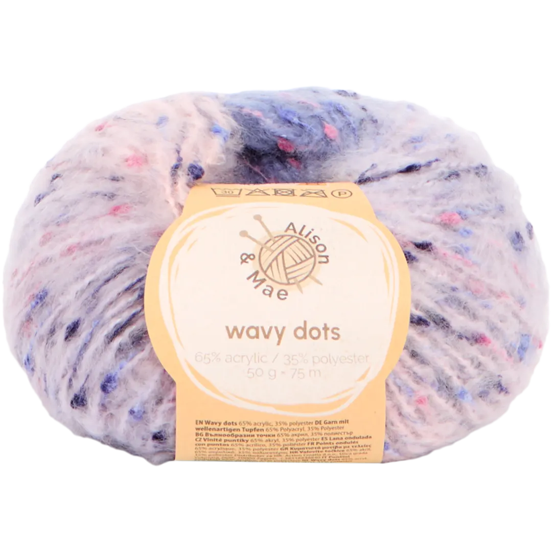 Alison & Mae spikkelgaren 50 gram | diverse kleuren