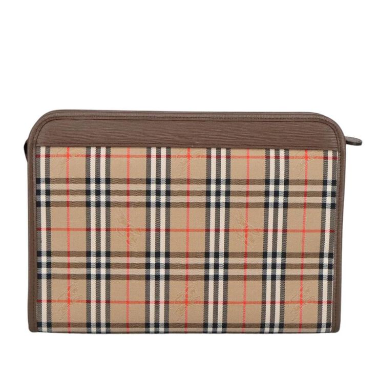 Burberry Vintage Burberry Clutch Beige