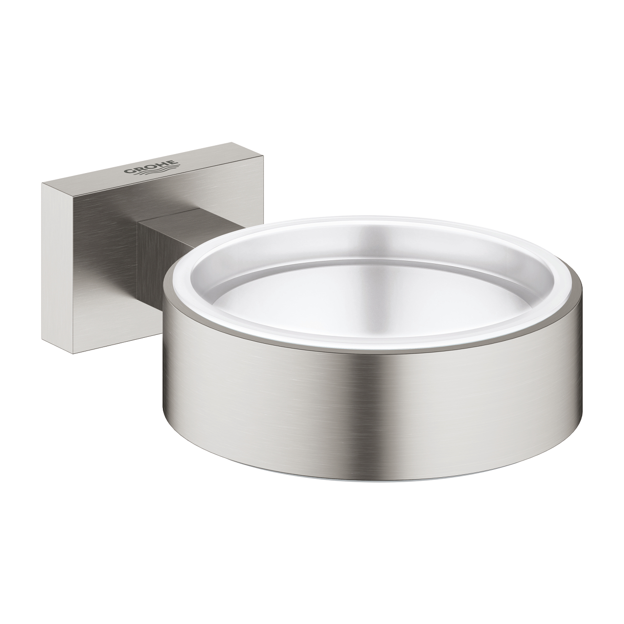 Grohe Essentials Cube wandhouder supersteel