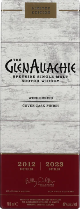 GLENALLACHIE 10 YEARS 2012 CUVÉE CASK FINISH 70CL