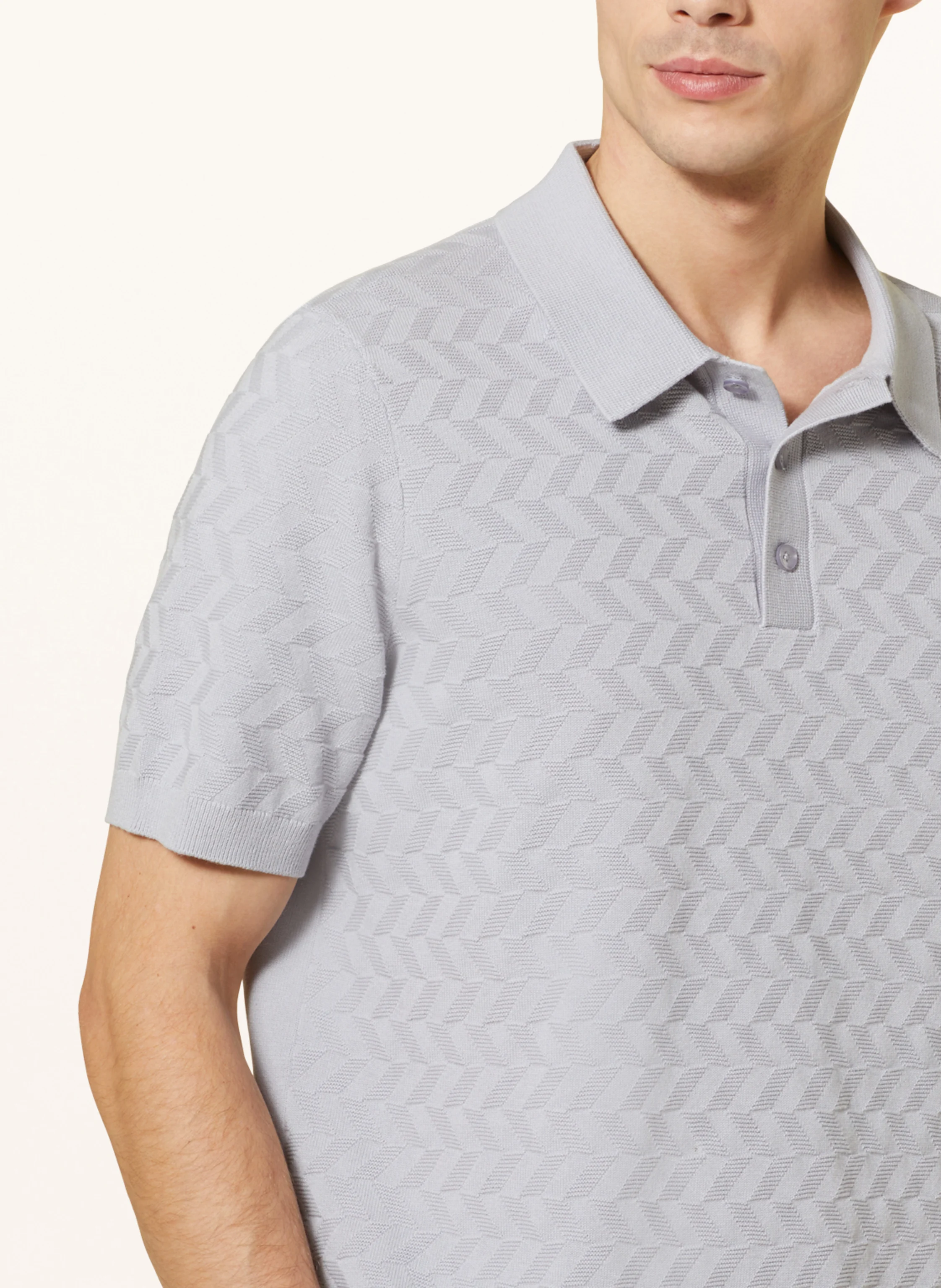 STROKESMAN'S Strick-Poloshirt