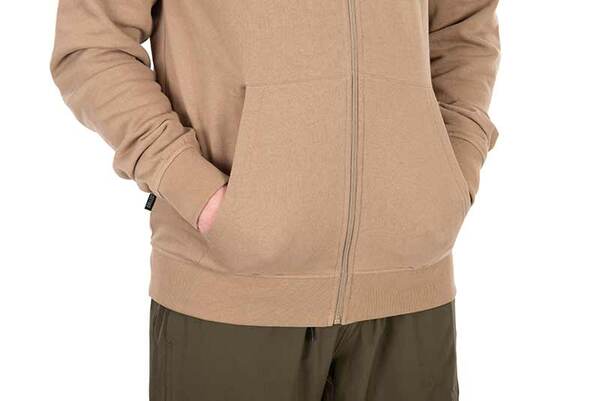 Sweat Fox Collection LW Zip Hoody - Tan LTD