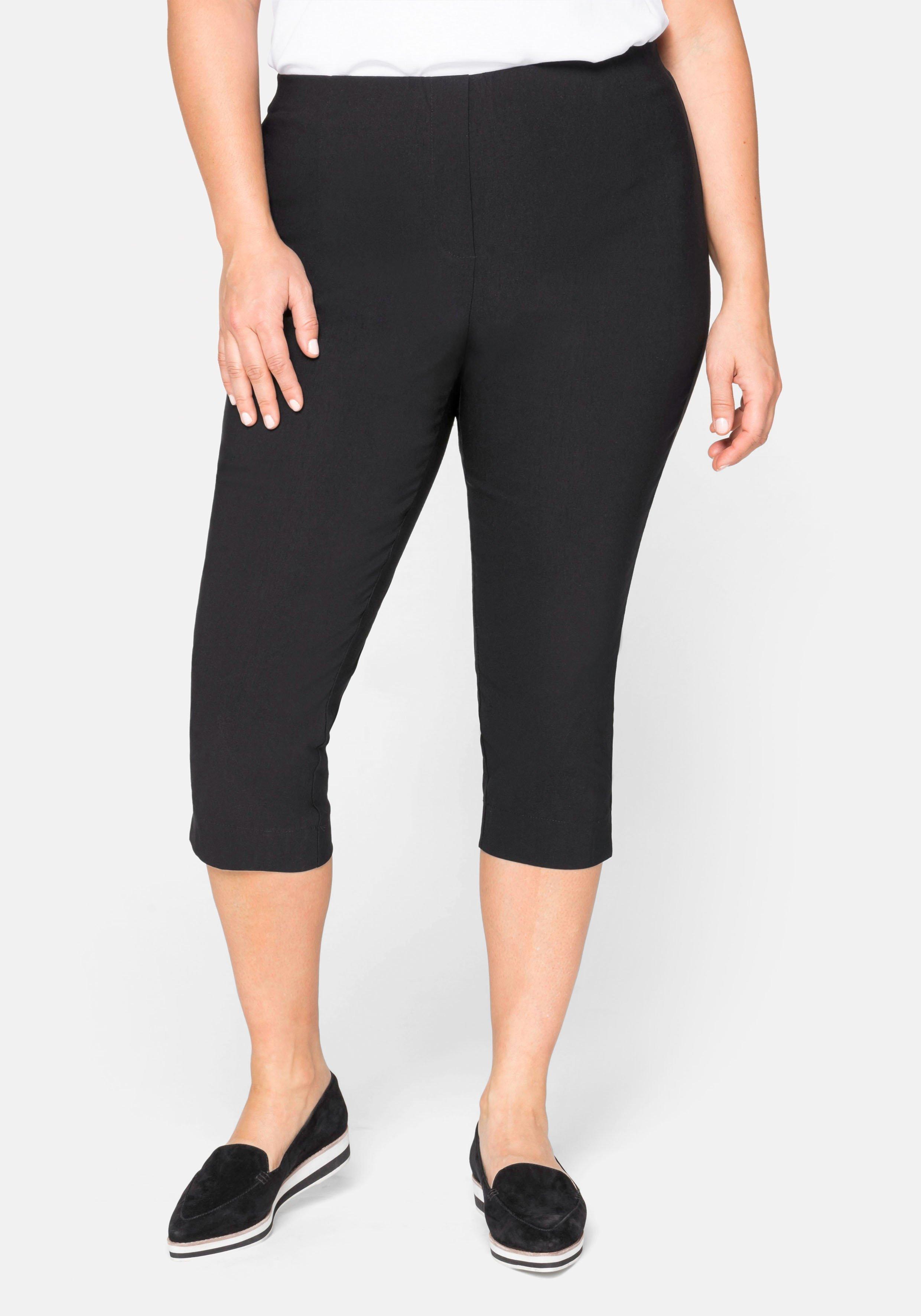 Bengalin-Hose in Caprilänge mit Schlupfbund